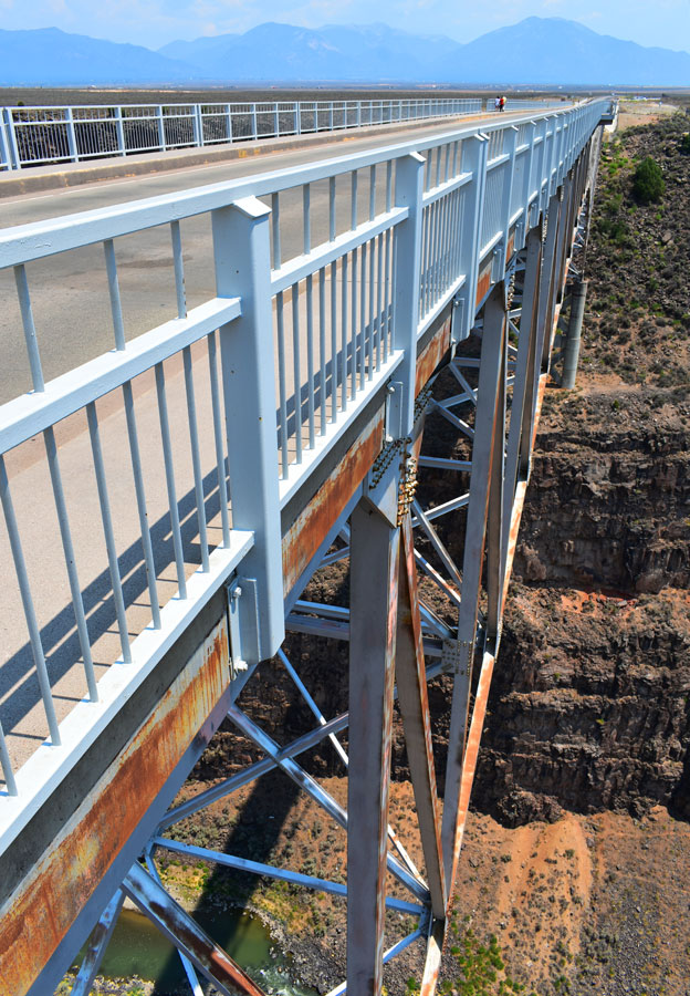 The Rio Grande Gorge Bridge, just outside of Taos.