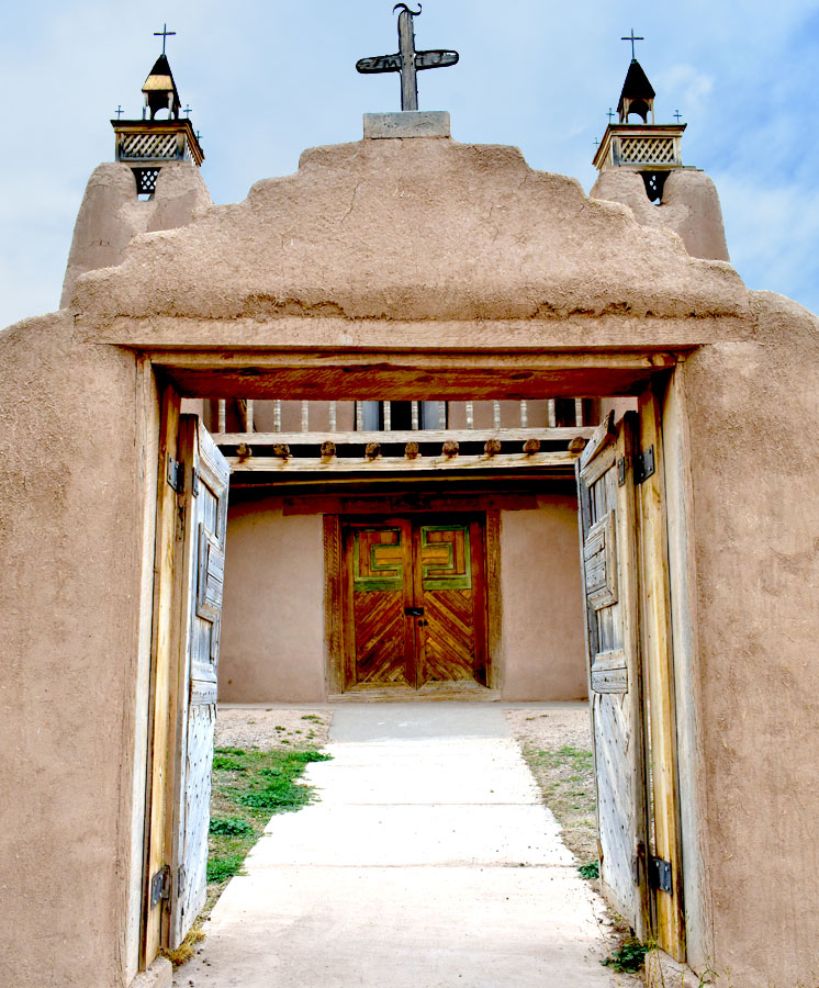 Church in Las Trampas, which is the area's premiere example of Spanish colonial architecture.