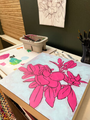 Magnolia - Painting - Image 4