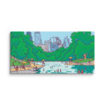 Barton Springs Canvas Art Print